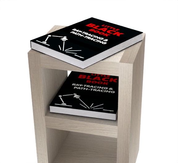 Little Black Book of Ray-Tracing and Path-Tracing (Paperback) on a shelf