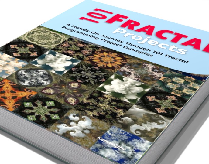 101 Fractal Projects (Paperback) on a shelf