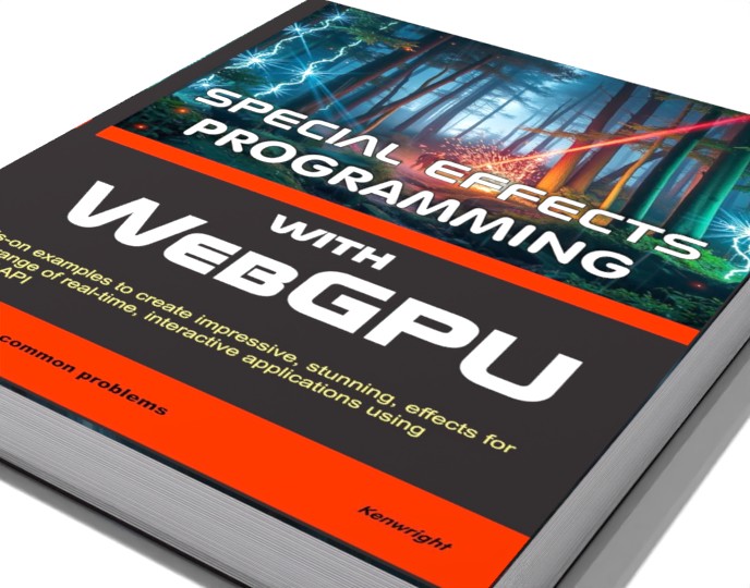 Special Effects Programming with WebGPU (Paperback) on a shelf