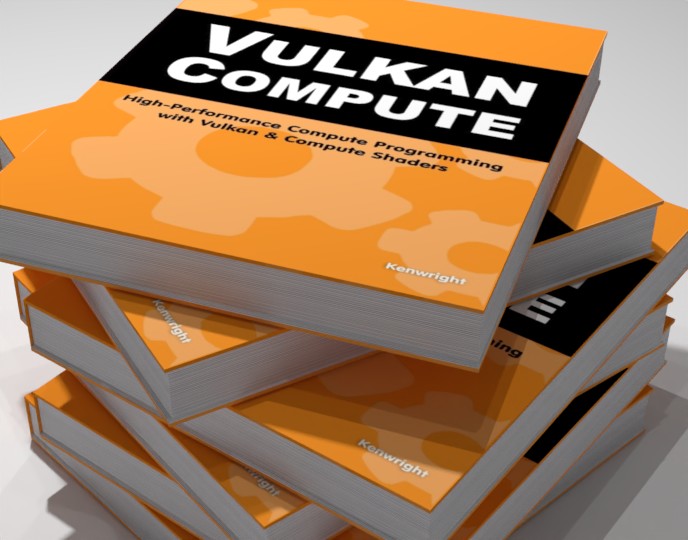Vulkan Compute: High-Performance Compute Programming with Vulkan and Compute Shaders (Paperback) on a shelf
