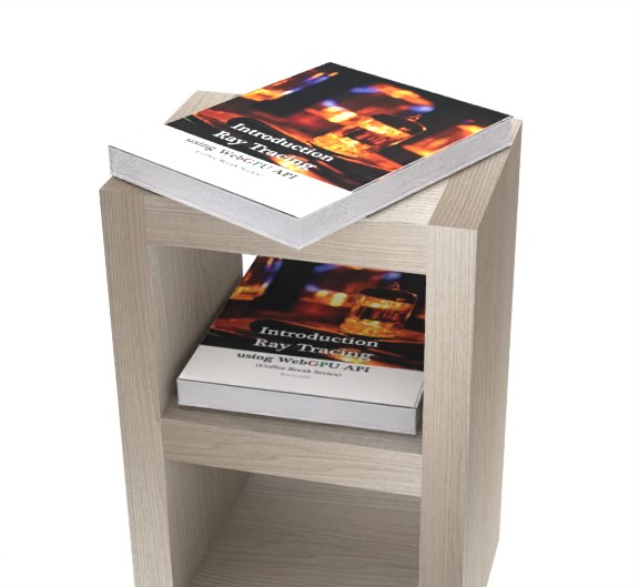 Introduction to Ray-Tracing using WebGPU API on a shelf