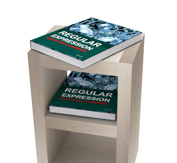 Regular Expressions Questions and Answers on a shelf