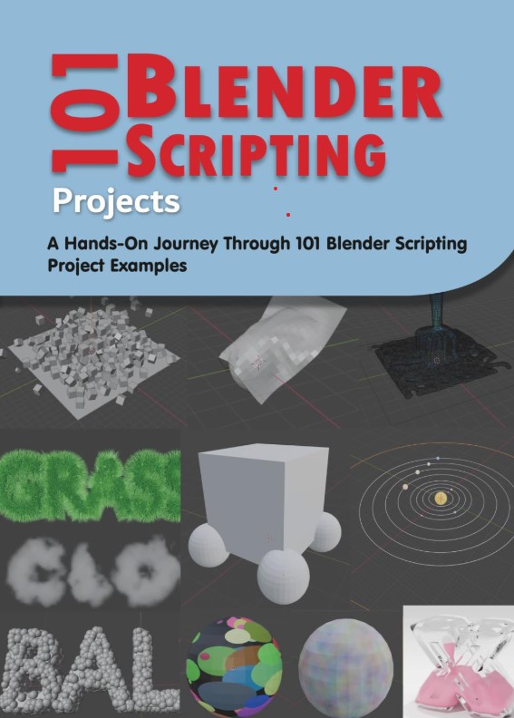 101 Blender Scripting Projects (Paperback) cover large